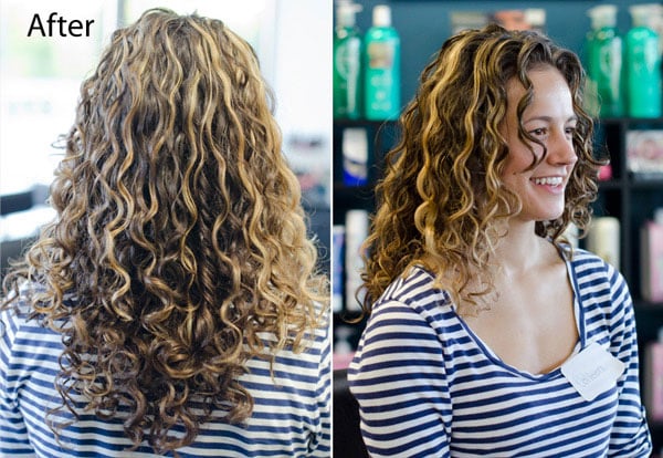 DevaCurl Before and After