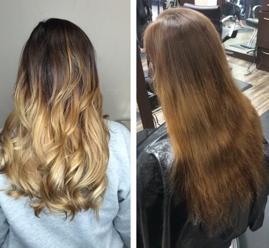 Balayage Technique 